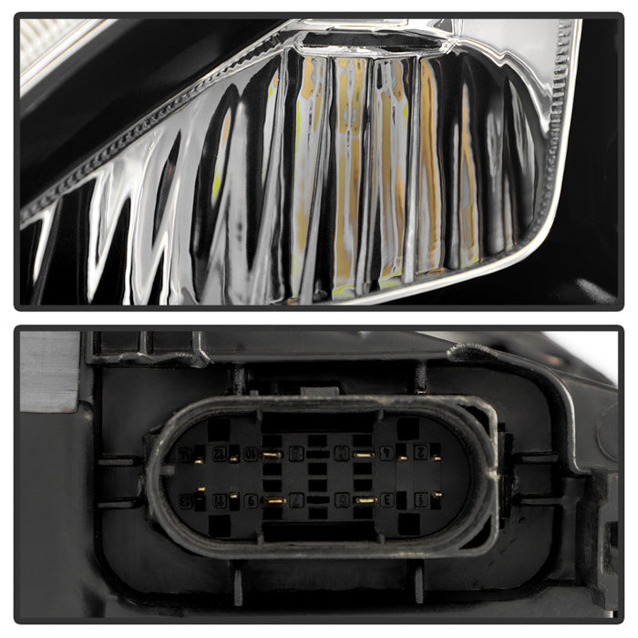 SPYDER Xtune 15-18 Mercedes C Class LED Single Projector Headlight - OE Left (PRO-JH-MBW20515-FLED-OE-L) 9959370