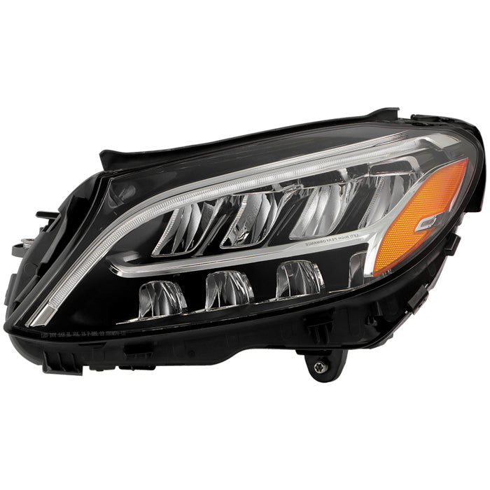 SPYDER 19-21 Mercedes C300 LED Non-AFS 7 Pin OE Left Projector Headlight (PRO-JH-MBW20519-LED-OE-L) 9959158