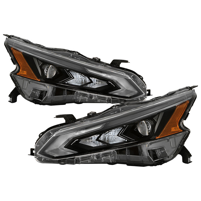 FR SPORT xTune Nissan Altima 19-20 4Dr w High Beam LED Projector Headlight - OE SET...