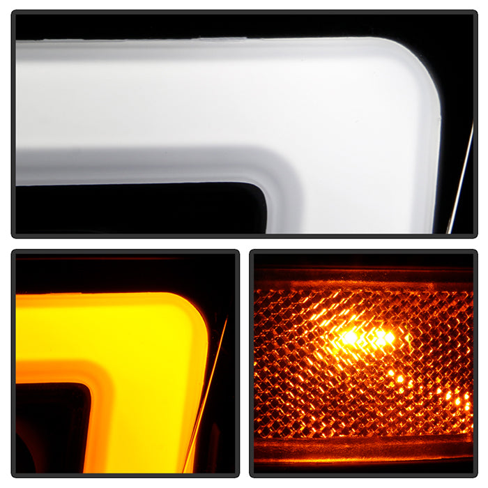 FR SPORT SPYDER xTune Nissan Frontier 09-20 Projector Headlights - Light Bar DRL - Black 9051395...