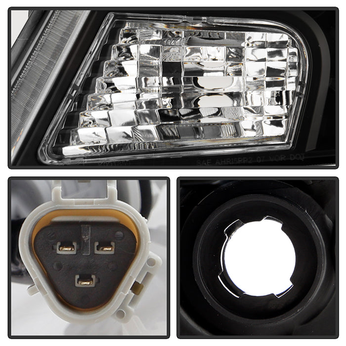 FR SPORT SPYDER xTune Nissan Frontier 09-20 Projector Headlights - Light Bar DRL - Black 9051395...