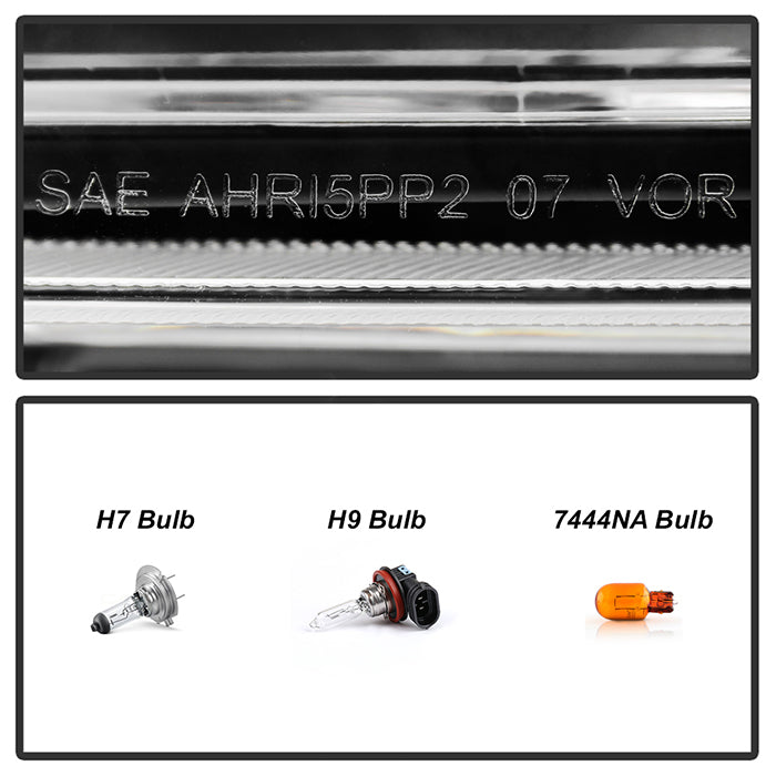 FR SPORT SPYDER xTune Nissan Frontier 09-20 Projector Headlights - Light Bar DRL - Black 9051395...
