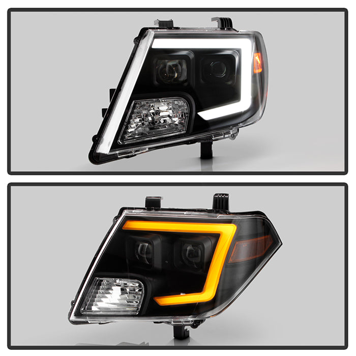 FR SPORT SPYDER xTune Nissan Frontier 09-20 Projector Headlights - Light Bar DRL - Black 9051395...