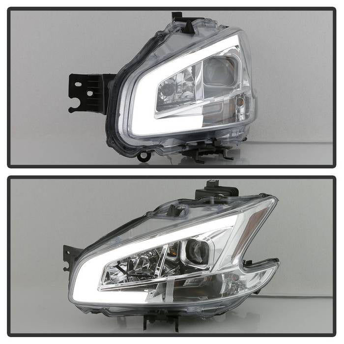 FR SPORT SPYDER xTune 09-14 Nissan Maxima Halogen LED Light Bar Projector Headlights - Chrome...