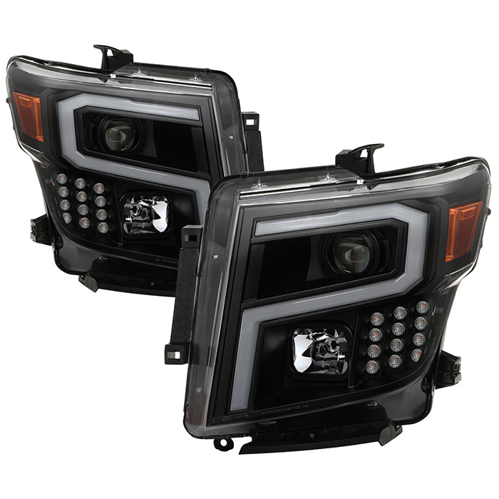 FR SPORT Xtune Nissan Titan (Halogen Only) 06-20 Projector Headlights Black Smoked...