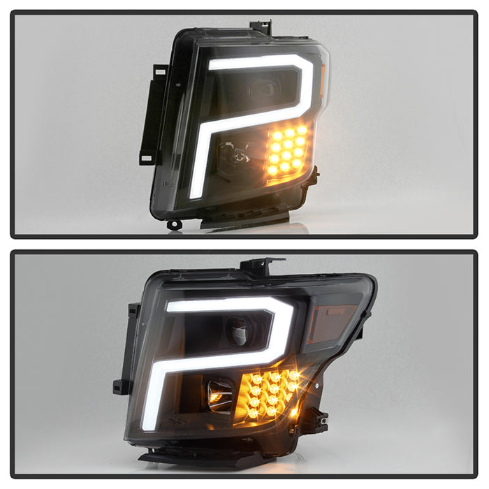 FR SPORT Xtune Nissan Titan (Halogen Only) 06-20 Projector Headlights Black Smoked...