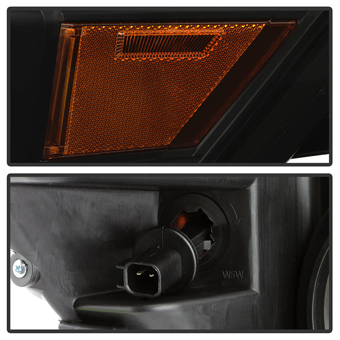 FR SPORT Xtune Nissan Titan (Halogen Only) 06-20 Projector Headlights Black Smoked...