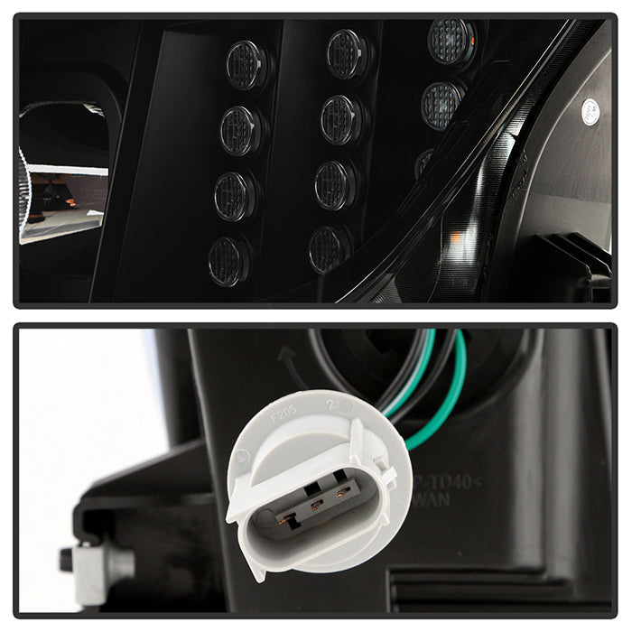 FR SPORT Xtune Nissan Titan (Halogen Only) 06-20 Projector Headlights Black Smoked...
