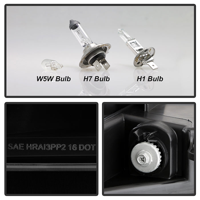 FR SPORT Xtune Nissan Titan (Halogen Only) 06-20 Projector Headlights Black Smoked...