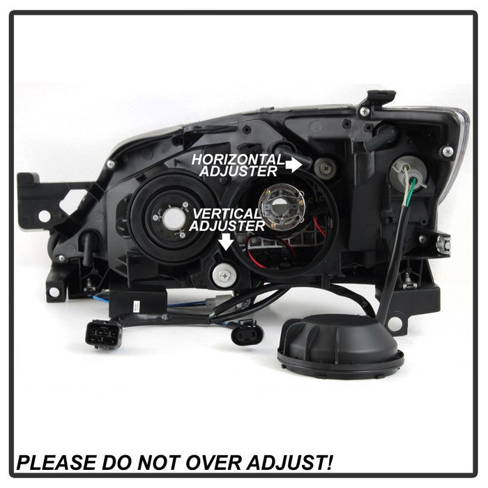 FR SPORT SPYDER xTune Subaru Impreza WRX Halogen Only 08-14 Projector Headlights Black Smoked...