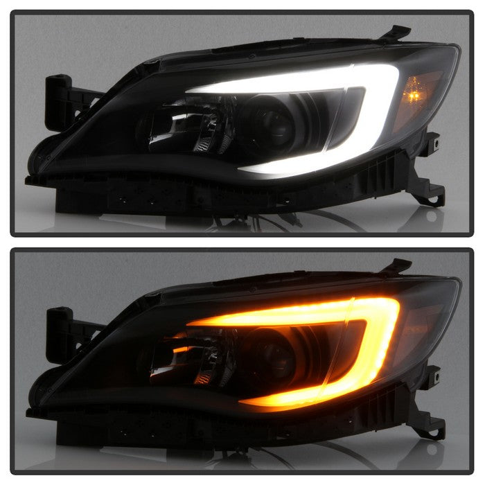 FR SPORT SPYDER xTune Subaru Impreza WRX Halogen Only 08-14 Projector Headlights Black Smoked...