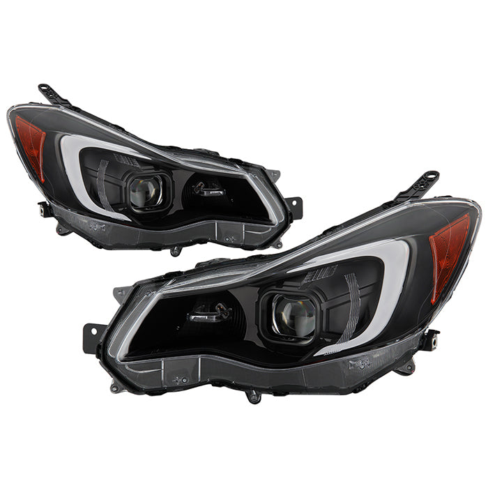 SPYDER xTune 12-16 Subaru Impreza LED Light Bar Projector Headlights 9048678