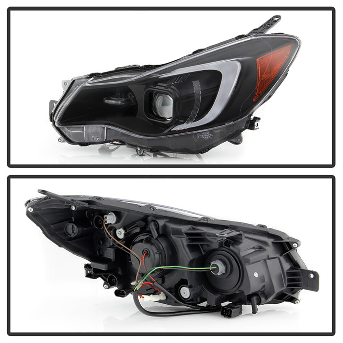 SPYDER xTune 12-16 Subaru Impreza LED Light Bar Projector Headlights 9048678