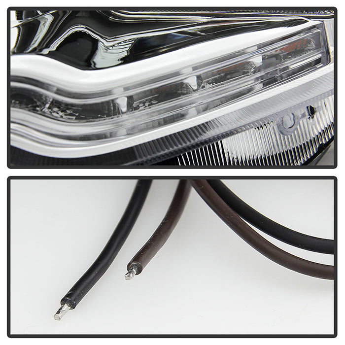 SPYDER xTune 15-18 Subaru Impreza WRX Halogen Projector Headlights - DRL - Chrome PRO-JH-SWRX15-LB-C 9047626