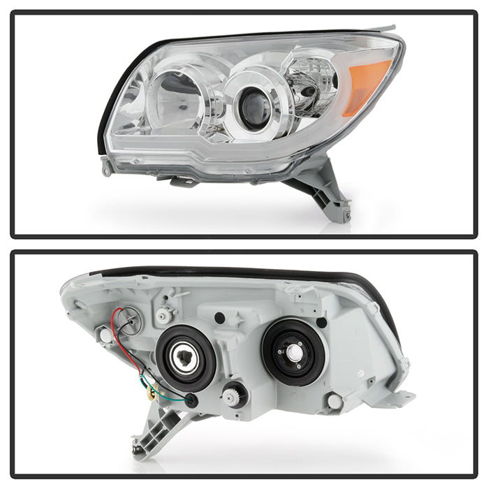 Xtune Toyota 4Runner 06-09 LED Light Bar Projector Headlights - Chrome 9046865