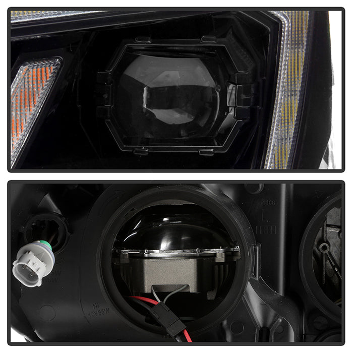 FR SPORT xTune Toyota Tacoma 16-19 SR SR5 Model LED DRL Projector Headlights- Black...