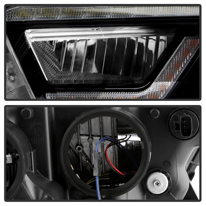 FR SPORT xTune Toyota Tacoma 16-19 SR SR5 Model LED DRL Projector Headlights- Black...