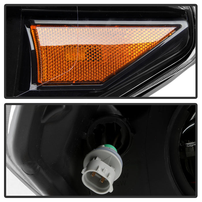 FR SPORT xTune Toyota Tacoma 16-19 SR SR5 Model LED DRL Projector Headlights- Black...