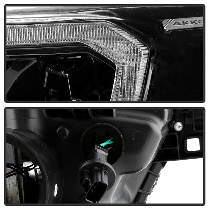 FR SPORT xTune Toyota Tacoma 16-19 SR SR5 Model LED DRL Projector Headlights- Black...