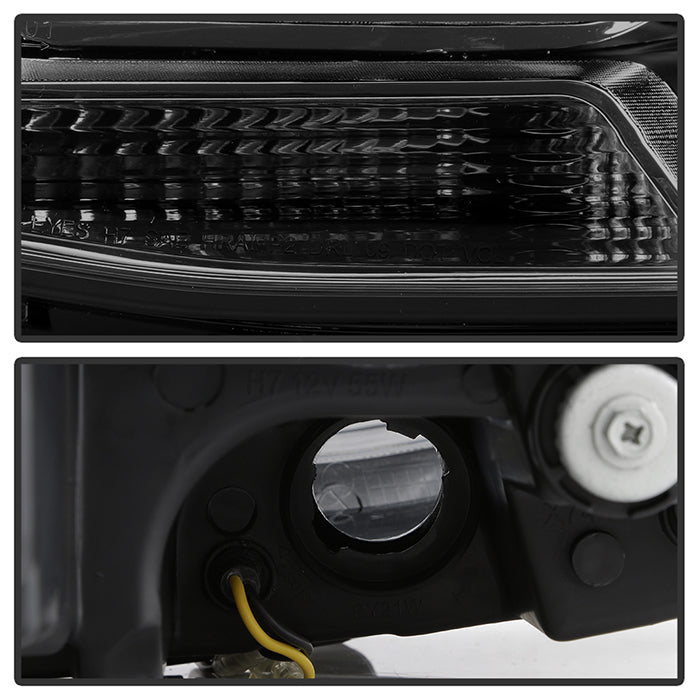 FR SPORT SPYDER xTune Volkswagen Jetta 11-14 DRL Projector Headlights - Black Smoked...