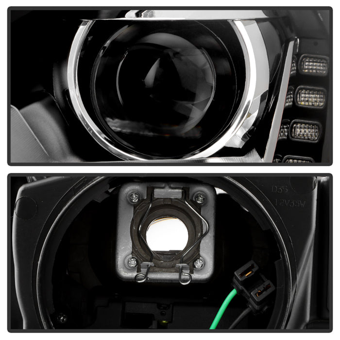 FR SPORT SPYDER Xtune Volkswagen Passat 12-14 OE Projector Headlights Not Compatible w/ Hid Black...