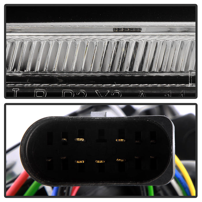 Spyder Audi A4 09-12 Projector Headlights Xenon/HID Model Only - DRL LED Blk PRO-YD-AA408-HID-DRL-BK 5080752