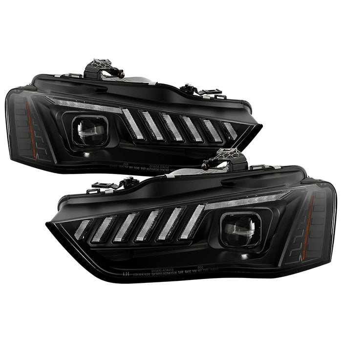 Spyder 13-16 Audi A4/S4 HID Model Only Projector Headlights - Black PRO-YD-AA413HIDSI-BK 5088338