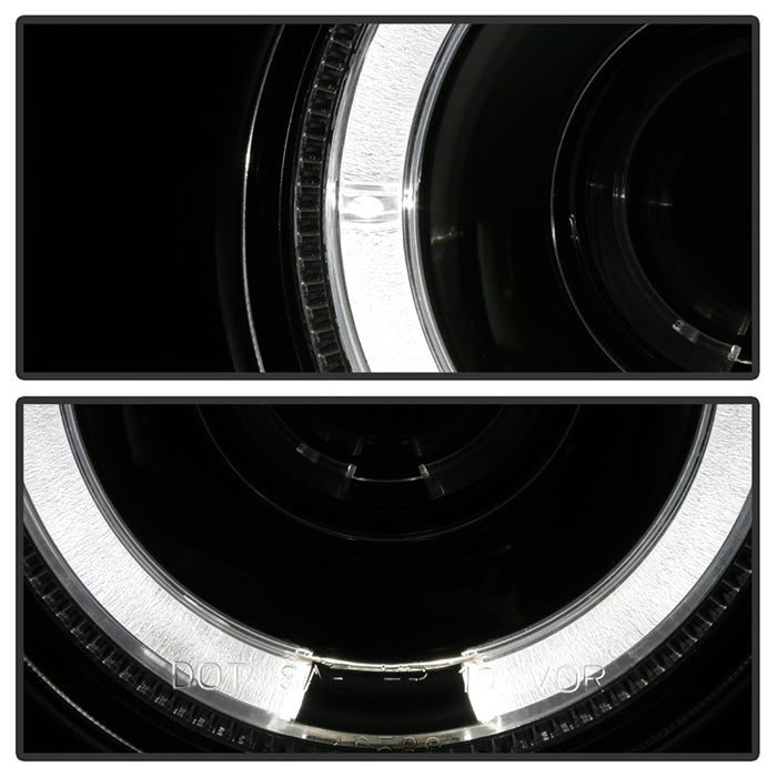 FR SPORT Spyder BMW E34 5-Series 89-94 Projector Headlights NO FIT 750 LED Halo Chrm...