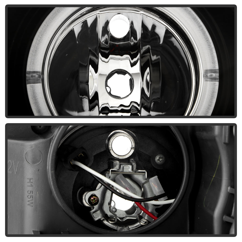 Spyder BMW E38 7-Series 99-01 Projector Headlights 1PC Xenon- LED Halo Blk PRO-YD-BMWE3899-HID-HL-BK 5008862