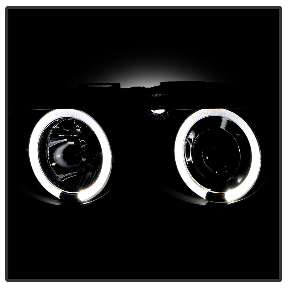 Spyder BMW E38 7-Series 99-01 Projector Headlights 1PC Xenon- LED Halo Blk PRO-YD-BMWE3899-HID-HL-BK 5008862