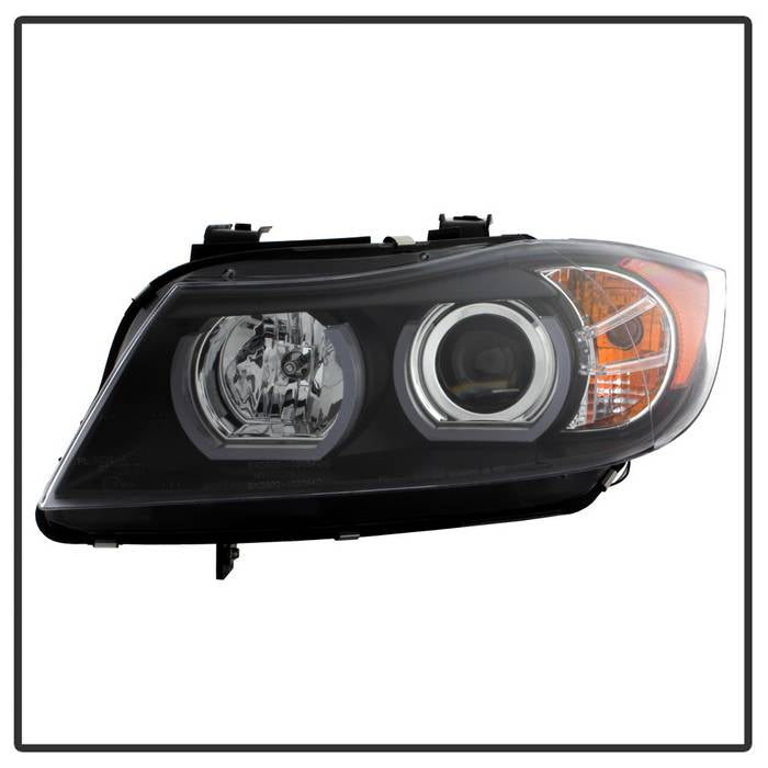 Spyder BMW E90 3-Series 06-08 4DR V2 Headlights - HID Only - Black PRO-YD-BMWE9005V2-HID-DRL-BK 5083852