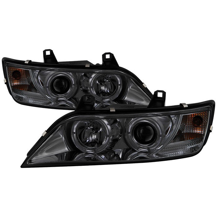 Spyder BMW Z3 96-02 Projector Headlights LED Halo Smoke High H1 Low H1 PRO-YD-BMWZ396-HL-SM 5009104