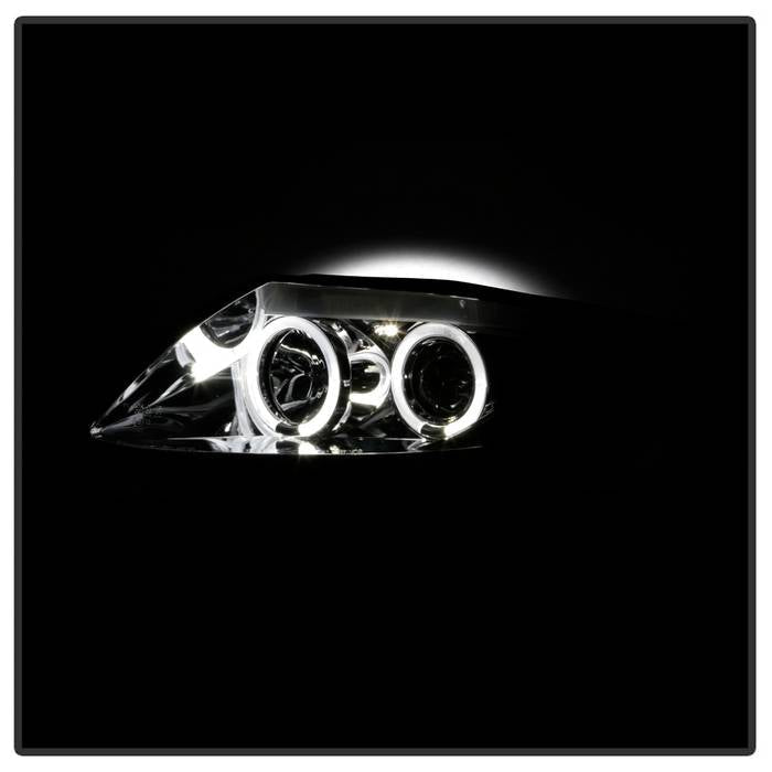 Spyder BMW Z4 03-08 Projector Headlights Halogen Model Only - LED Halo Chrome PRO-YD-BMWZ403-HL-C 5029089