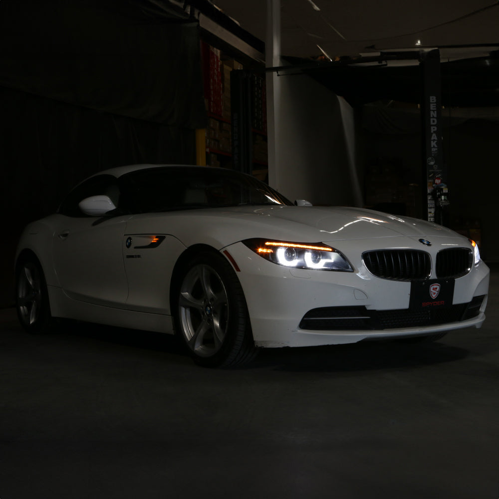 Spyder BMW Z4 09-13 Projector Headlights (Not Comp w Halogen) Black PRO-YD-BMWZ409HID-AFSSEQ-BK 5086884