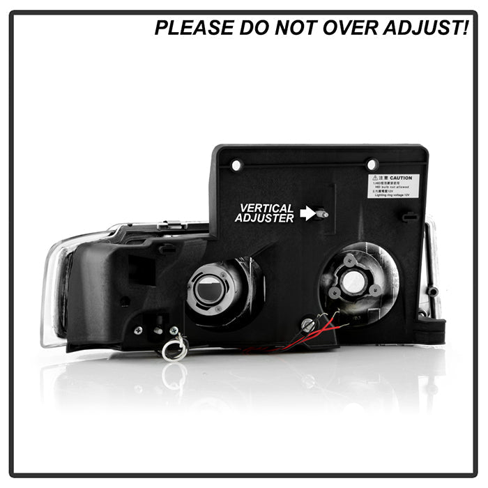 95-05 Astro/Safari Headlights, Spyder PRO-YD-CA95-HL-BK