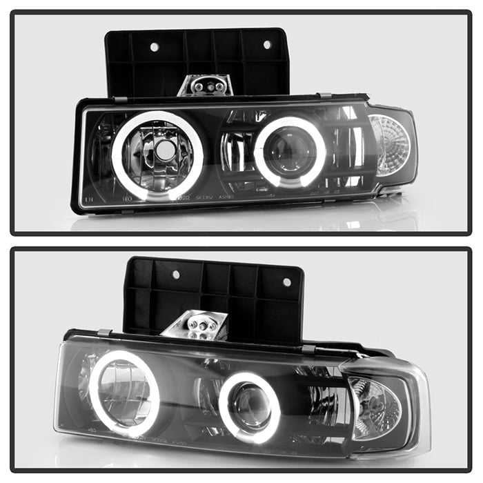 95-05 Astro/Safari Headlights, Spyder PRO-YD-CA95-HL-BK