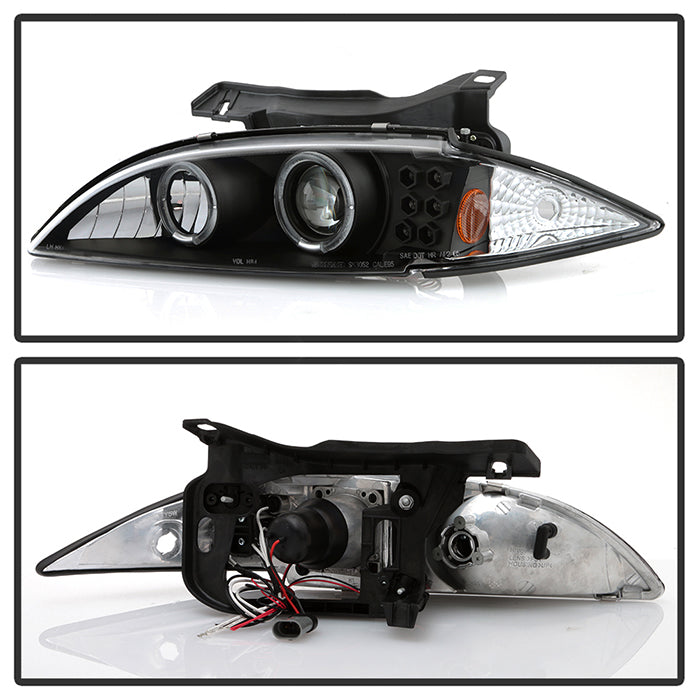 Spyder Chevy Cavalier 95-99 Projector Headlights LED Halo replaceanle LEDs Blk PRO-YD-CCAV95-BK 5009265