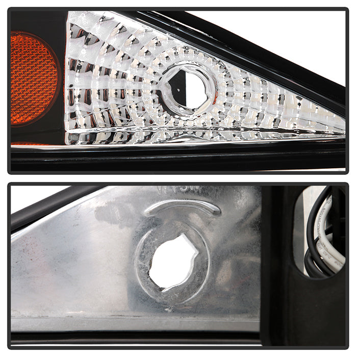 Spyder Chevy Cavalier 95-99 Projector Headlights LED Halo replaceanle LEDs Blk PRO-YD-CCAV95-BK 5009265