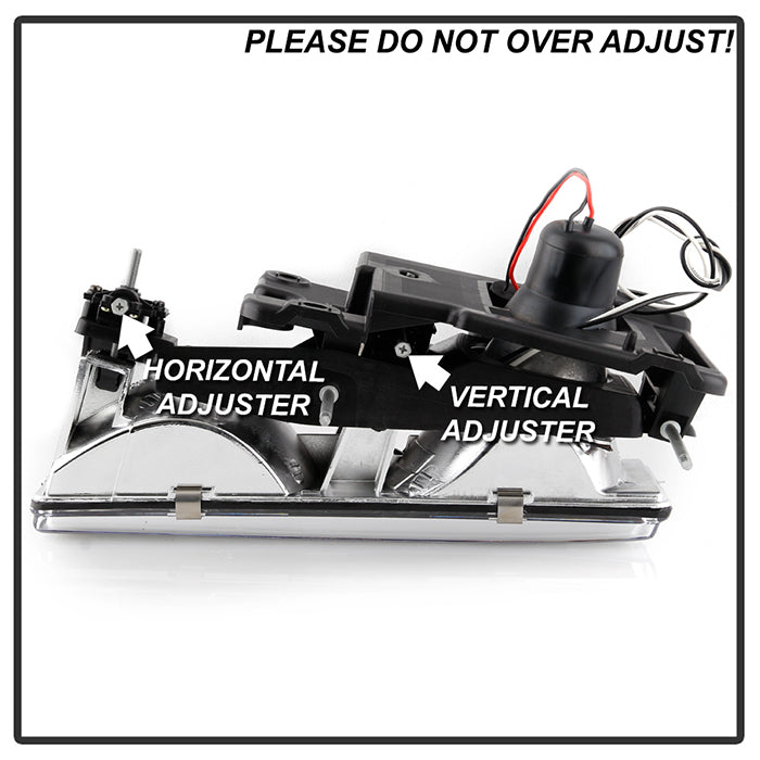 Spyder Chevy C/K Series 1500 88-99Projector Headlights Blk High 9005 (Not Included) PRO-YD-CCK88-BK 5009289