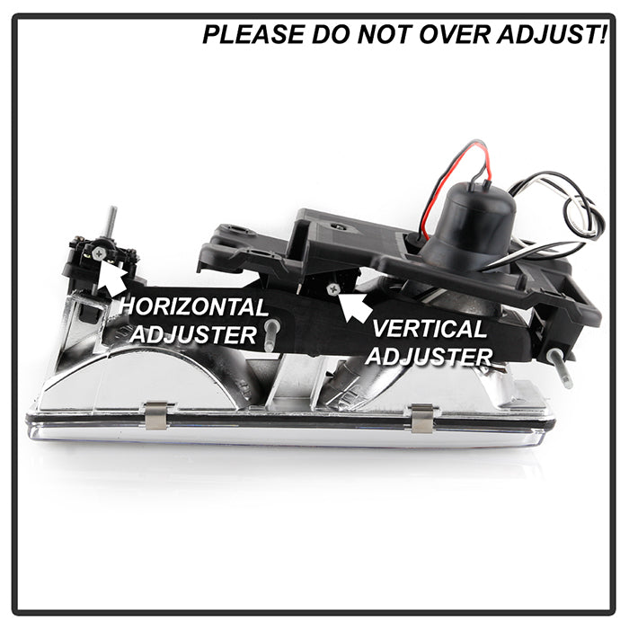 Spyder Chevy C/K Series 1500 88-99 Projector Headlights Chrm High 9005 (Not Include) PRO-YD-CCK88-C 5009296