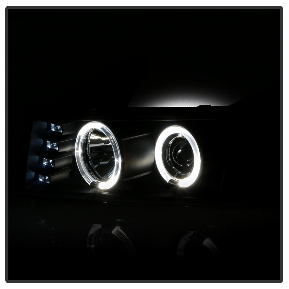 Spyder Chevy Colorado 04-12 Projector Headlights Halogen- LED Halo Blk PRO-YD-CCO04-HL-BK 5074140