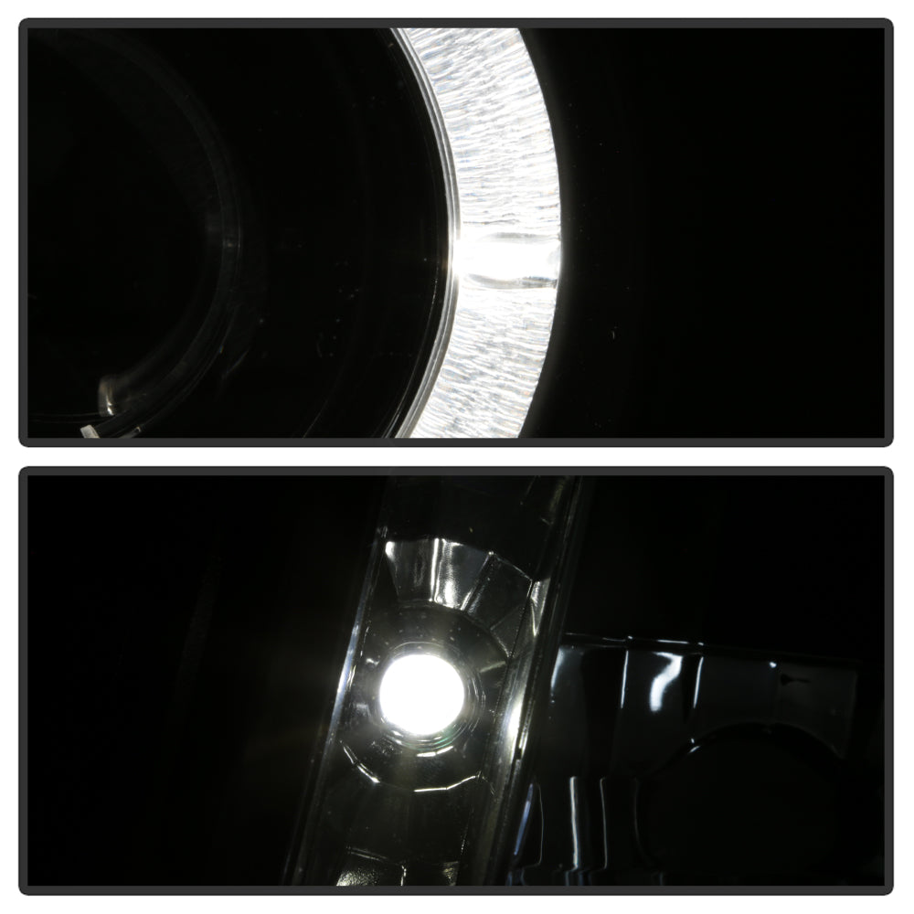 Spyder Cadillac Escalade 02-06 Projector Halogen Model- LED Halo DRL Blk PRO-YD-CE02-DRL-BK 5037947