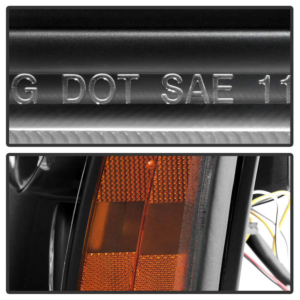 Spyder Cadillac Escalade 02-06 Projector Halogen Model- LED Halo DRL Blk PRO-YD-CE02-DRL-BK 5037947