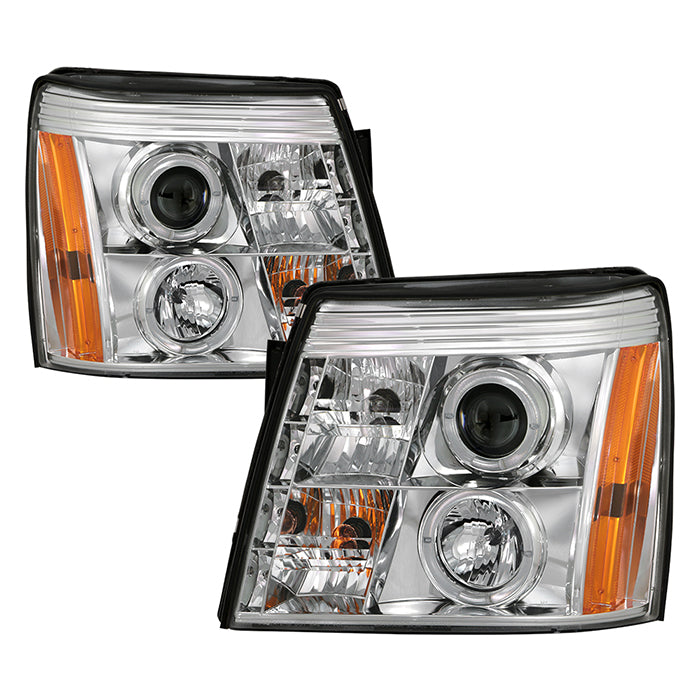 Spyder Cadillac Escalade 02-06 Projector Xenon/HID Model- LED Halo DRL Chrm PRO-YD-CE02-HID-DRL-C 5042279