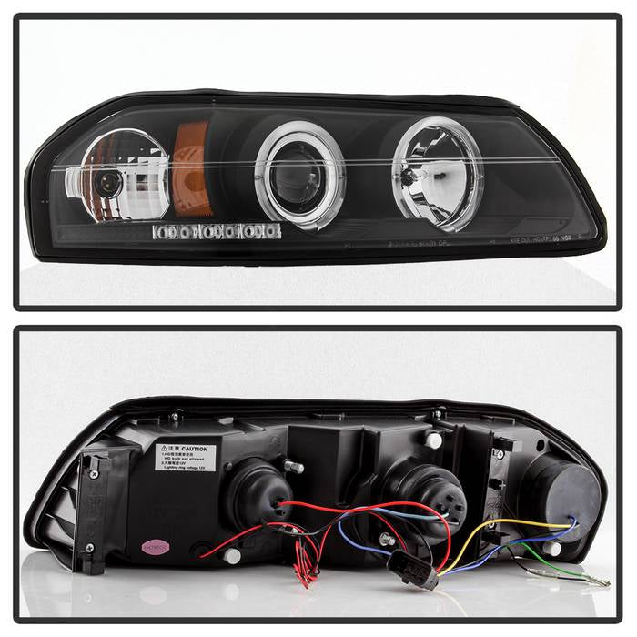 Spyder Chevy Impala 00-05 Projector Headlights LED Halo LED Black High H1 Low H1 PRO-YD-CHIP00-HL-BK 5009401
