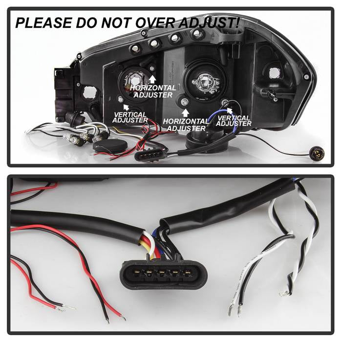 Spyder Chevy Impala 06-13 Projector Headlights LED Halo LED Blk PRO-YD-CHIP06-HL-BK 5031716