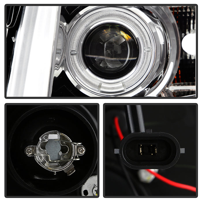 Spyder Chevy Silverado 1500 07-13 Projector Headlights LED Halo LED Chrm PRO-YD-CS07-HL-C 5009500