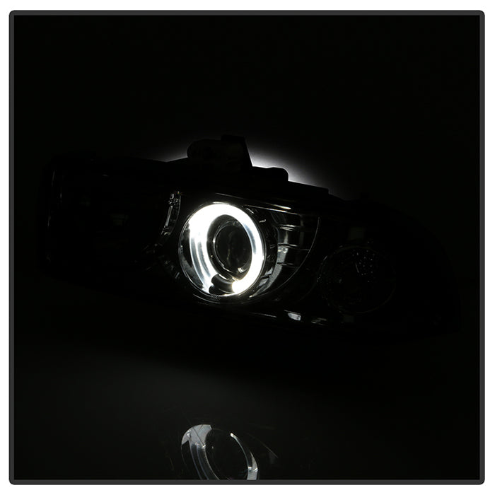 Spyder Chevy S10 98-04 Projector Headlights LED Halo Smke - Low H1 PRO-YD-CS1098-SMC 5009562