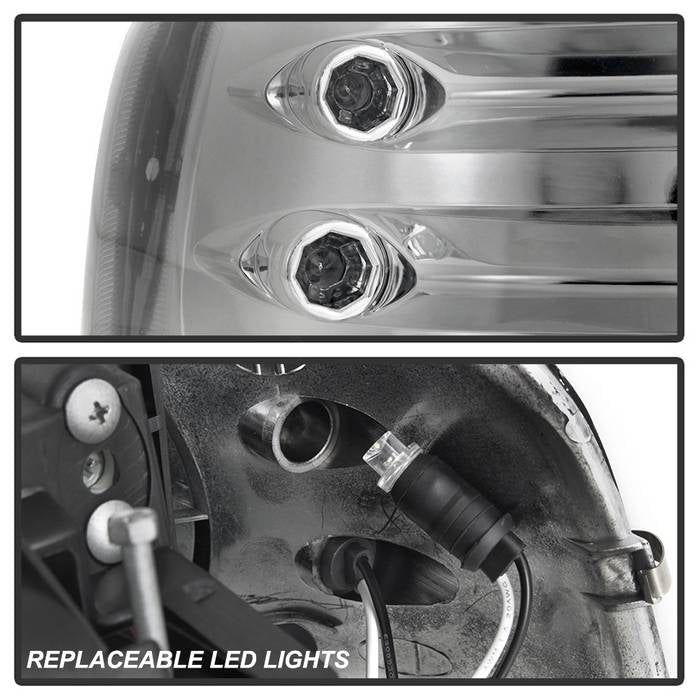 Spyder Chevy Silverado 1500/2500 99-02Projector Headlights LED Halo LED Chrome PRO-YD-CS99-HL-C 5009609