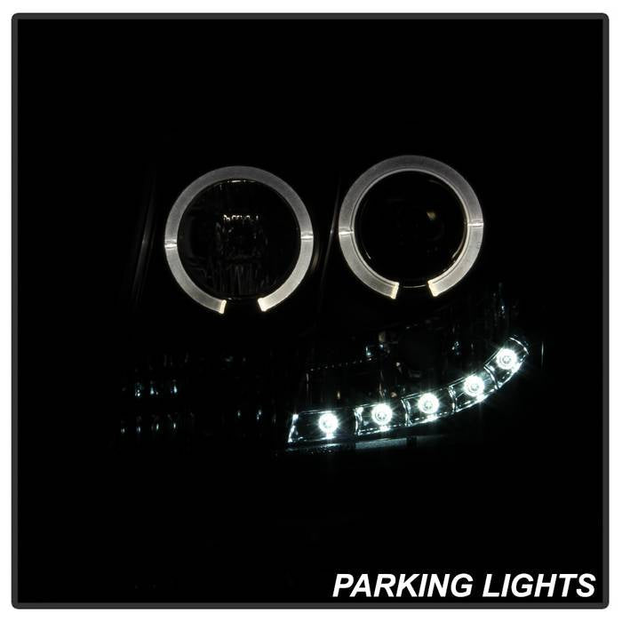 Spyder Chevy Suburban 1500 07-14 Projector Headlights LED Halo LED Blk Smke PRO-YD-CSUB07-HL-BSM 5078346